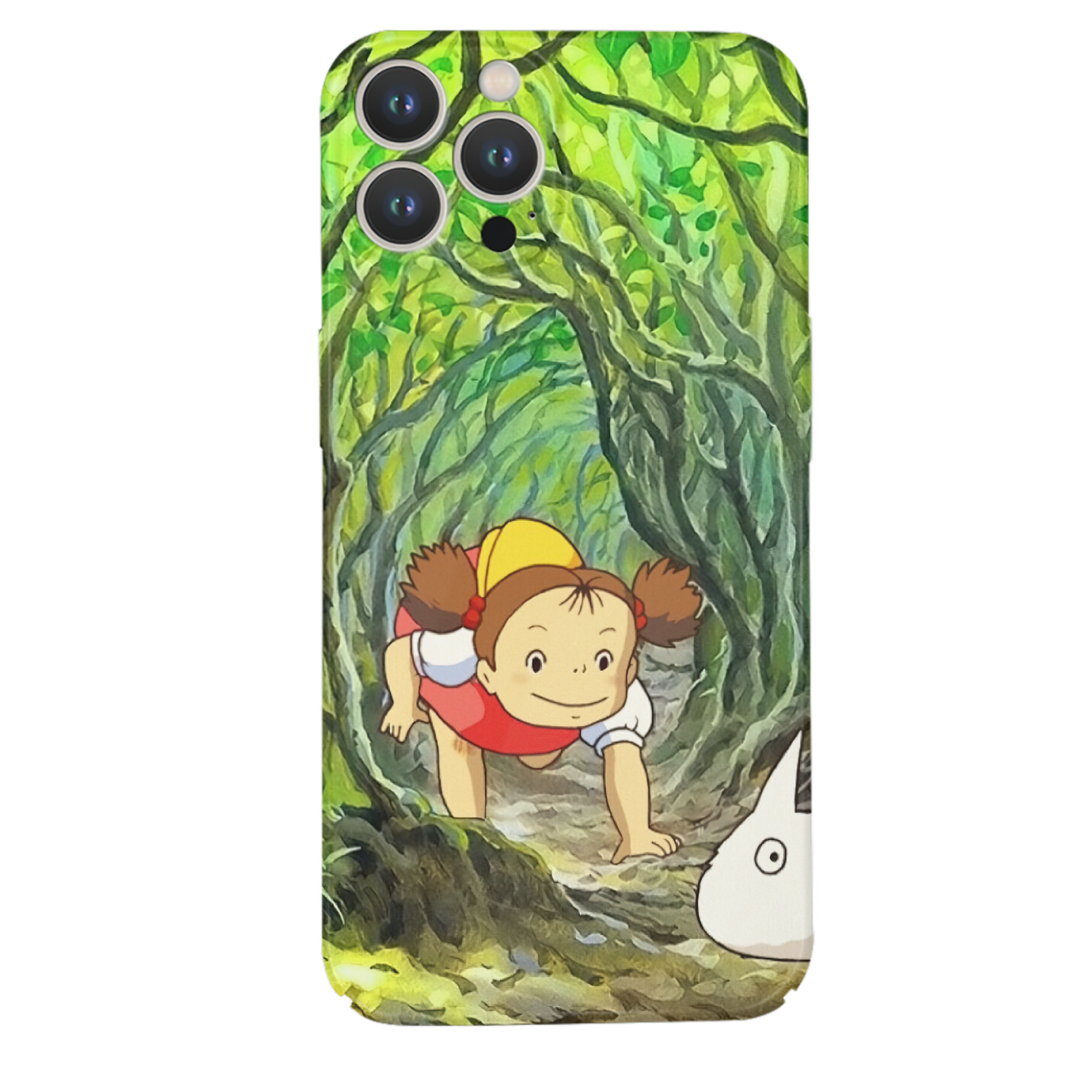 （画像用） となりのトトロ 草壁メイ 草壁サツキ My Neighbor Totoro Satsuki Kusakabe Mei Kusakabe 【iPhone 14シリーズ対応】ハードケース